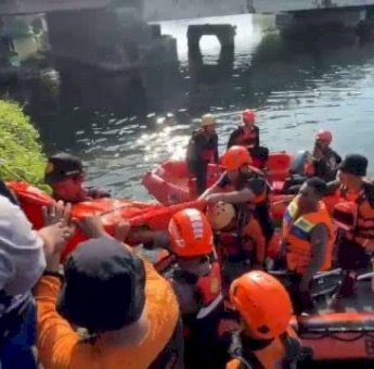 Korban Tenggelam disungai Kalibone Pangkep ditemukan Meninggal Dunia