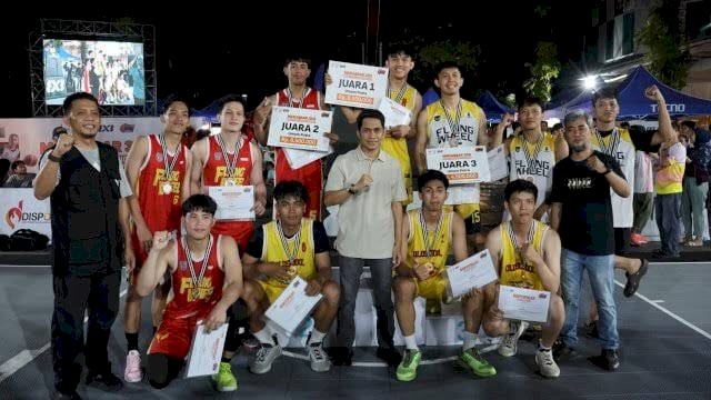 Pemenang Makassar 3X3 Basketball Championship 2025.