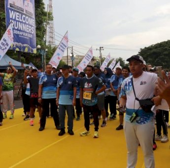 Bupati dan Wakil Bupati Sidrap Lepas Ribuan Peserta Sidrap Run 2025