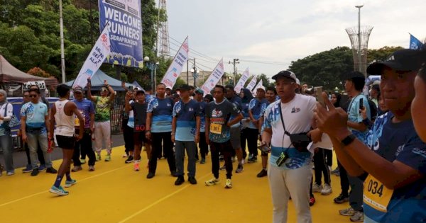 Bupati dan Wakil Bupati Sidrap Lepas Ribuan Peserta Sidrap Run 2025