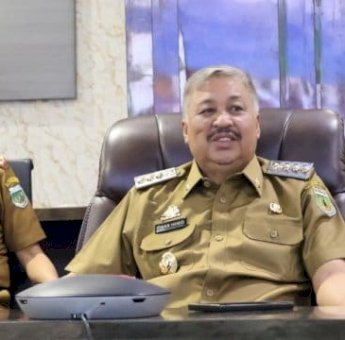 Bupati Pinrang Irwan Hamid Ikuti Entry Meeting LKPD TA 2024 daru BPK RI