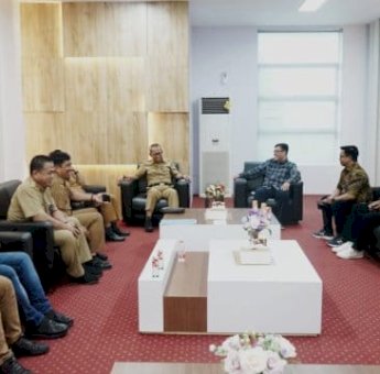 Sekda Lutim Bahri Suli Terima Audiens LPPM Unhas, Dorong Program Sejalan Visi Bupati