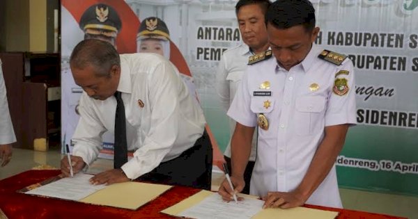 Bupati, Kajari, dan Kades se-Sidrap Teken MoU Pengawasan Dana Desa