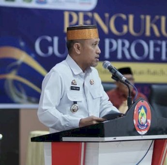 Bupati Jeneponto Hadiri Pengukuhan Guru Profisional Dalam Jabatan Batch 2 Tahun 2024