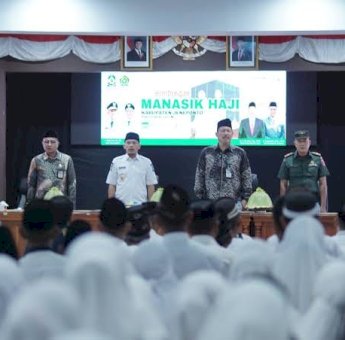 Pemkab Jeneponto Gelar Bimbingan Manasik Haji, Wabup Islam : Ikuti dengan Sungguh-sungguh dan Luruskan Niat