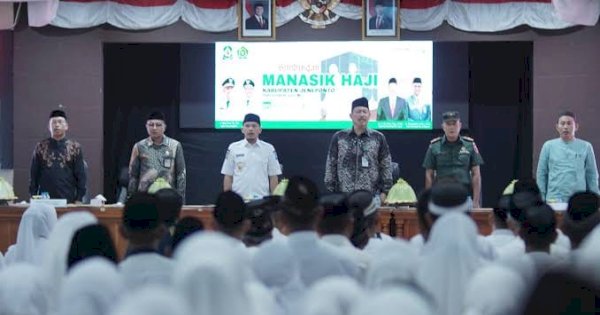 Pemkab Jeneponto Gelar Bimbingan Manasik Haji, Wabup Islam : Ikuti dengan Sungguh-sungguh dan Luruskan Niat