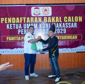 Tim Penjaringan Umumkan Hasil Verifikasi, Ismail Calon Tunggal Ketua KONI Makassar