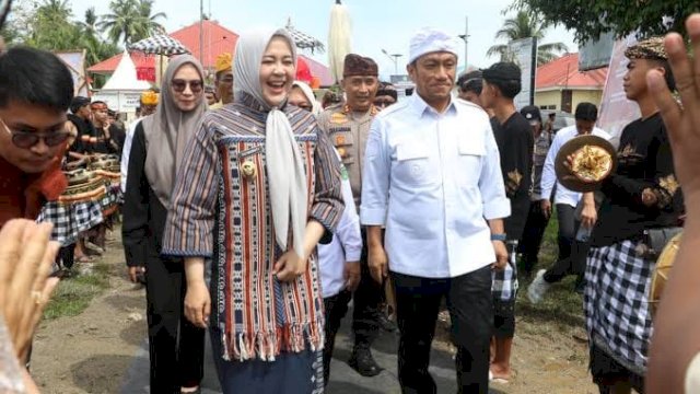 Wagub Sulsel Fatmawati Rusdi Tekankan Pentingnya Persatuan di Perayaan Dharma Santi 1947 Saka di Lapangan Tomoni Timur, Ribuan Umat Hindu Hadir