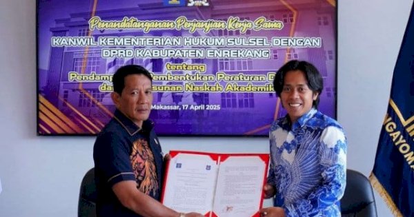 Kanwil Kemenkum Sulsel dan DPRD Enrekang Jalin Kerjasama Wujudkan Peraturan Daerah Berkualitas