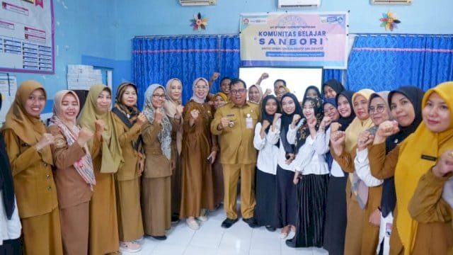 Bupati Takalar Daeng Manye Sidak SDN 1 Centre Pattallassang.