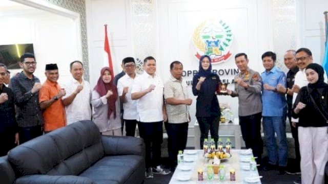 Ketua DPRD Sulsel, Andi Rachmatika Dewi, terima kunjungan silaturahmi Kapolda Sulsel, Irjen Pol Rusdi Hartono.