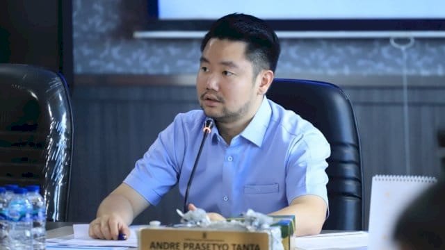 Ketua Komisi C DPRD Sulsel, Andre Prasetyo Tantan (APT).