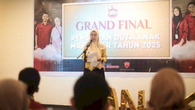 Melinda Aksa Dorong Anak-Anak Jadi Pelopor dan Pelapor Hak Anak di Kota Makassar.