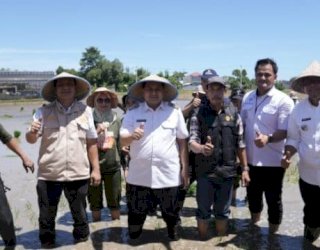 Hadiri Gerakan Menanam Padi, Wali Kota Munafri Tekankan Dukungan Swasembada Pangan