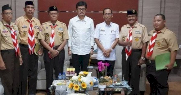 Terima Kwarcab Pramuka, Sekda Pinrang Tegaskan Dukungan Pemerintah dalam Muscab