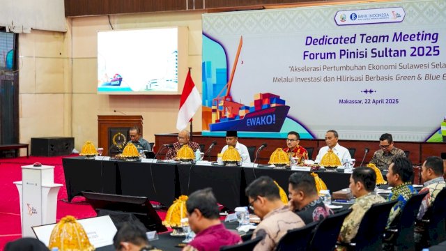Forum PINISI SULTAN 2025 yang digelar di Ruang Pola Kantor Gubernur Sulawesi Selatan.
