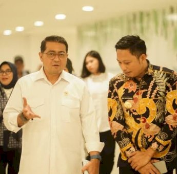 Temui Menekraf, Bupati Yusuf Ritangnga Bahas Pengembangan Ekonomi Kreatif di Enrekang