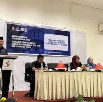 Legislator Jufri Pabe Gelar Sosialisasi Perda Nomor 7 Tahun 2019 Tentang PDAM Makassar