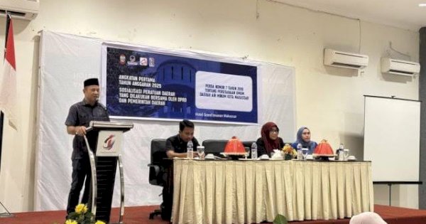 Legislator Jufri Pabe Gelar Sosialisasi Perda Nomor 7 Tahun 2019 Tentang PDAM Makassar