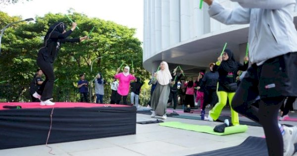 Gelar Olahraga Bersama Pengurus, Melinda Aksa Dorong Gedung PKK Jadi Pusat Kegiatan Positif