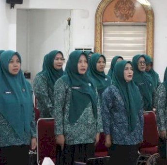 TP PKK Lutim Hadiri Rapat Penyamaan Persepsi Pengurus se Sulsel Secara Virtual