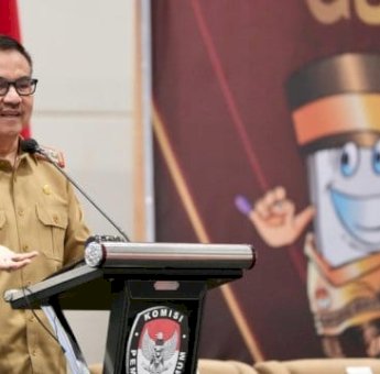 Rakor Evaluasi Tahapan Pilgub, Sekda Sulsel Apresiasi Sinergi Penyelenggara dan Forkopimda