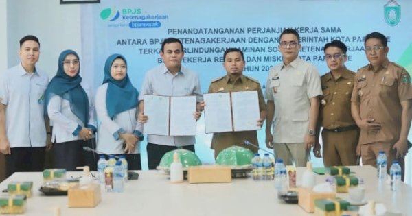 Pemkot Parepare Gandeng BPJS Ketenagakerjaan, Wali Kota Tasming Hamid Ingin Pastikan Jaminan Sosial bagi Warga Miskin