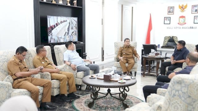 Fraksi NasDem DPRD Makassar Temui Wali Kota Munafri.