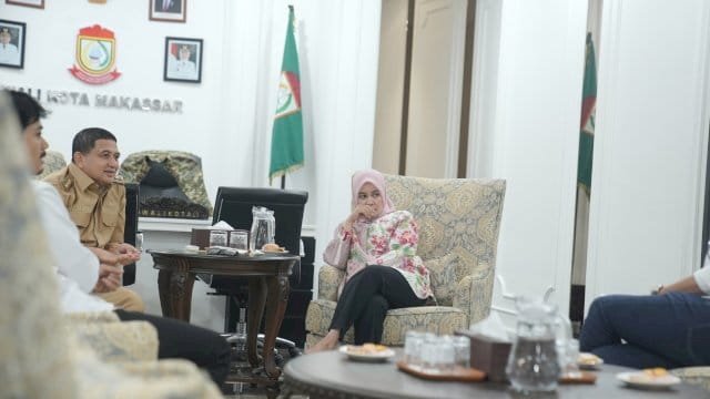 Fraksi PDI Perjuangan DPRD Kota Makassar, melakukan silaturahmi dengan Wali Kota Makassar, Munafri Arifuddin.