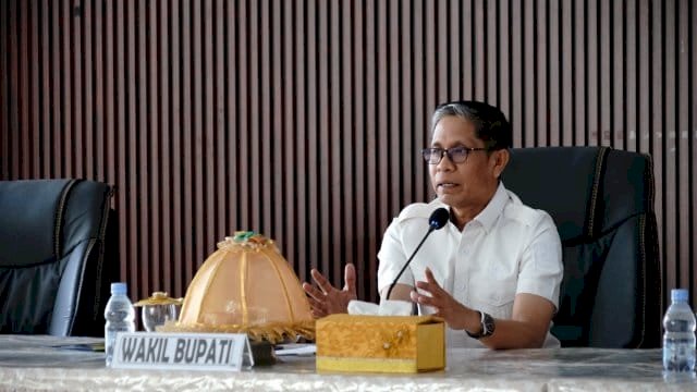 Wabup Soppeng, Selle KS Dalle memimpin Rapat Koordinasi Bidang Konvergensi Upaya Pencegahan dan Percepatan Penurunan Stunting Tahun 2025.