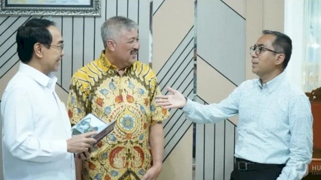 Bupati Pinrang, Irwan Hamid, Terima Kunjungan Mendiktisaintek Republik Indonesia, Brian Yuliarto.