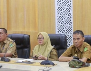 Wabup Lutim Puspawati Ikuti Rakor Teknis Perumahan Perdesaan Secara Virtual