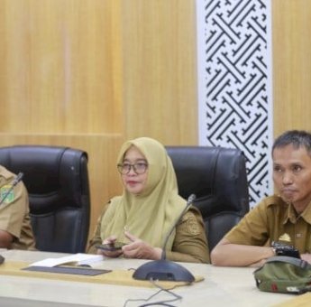 Wabup Lutim Puspawati Ikuti Rakor Teknis Perumahan Perdesaan Secara Virtual