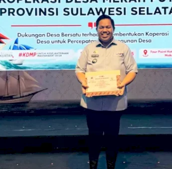 Selamat! Desa Pitue Pangkep Raih Penghargaan Dari Menteri Koperasi