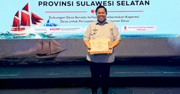 Selamat! Desa Pitue Pangkep Raih Penghargaan Dari Menteri Koperasi