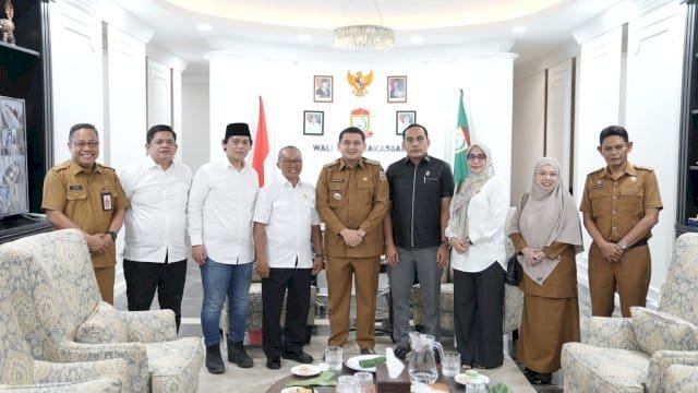 Fraksi PPP TDPRD Makassar Temui Wali Kota Munafri.