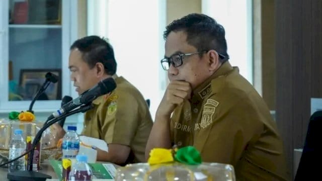 Wakil Bupati Pinrang Sudirman Bungi, S.IP, M.Si memimpin langsung Rapat Koordinasi TPPS Pinrang.