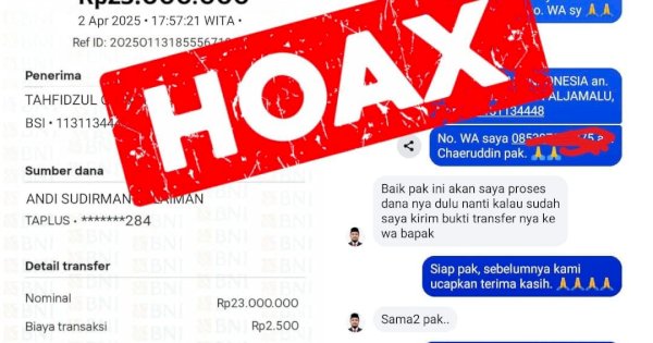 Waspada! Modus Penipuan Bantuan Donasi Catut Nama Gubernur Andi Sudirman