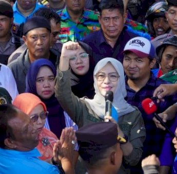 May Day di Makassar, Ketua DPRD Sulsel Rachmatika Dewi Tegaskan Komitmen Bela Hak-hak Buruh