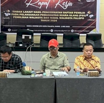 KPU Sulsel Gelar Rakor Pemutakhiran Data Pemilih PSU Palopo, 381 Pemilih TMS Dicoret