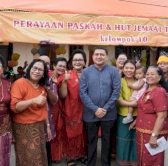 Wali Kota Munafri Hadiri Perayaan Hari Raya Paskah dan HUT XXII KPI Gereja Toraja