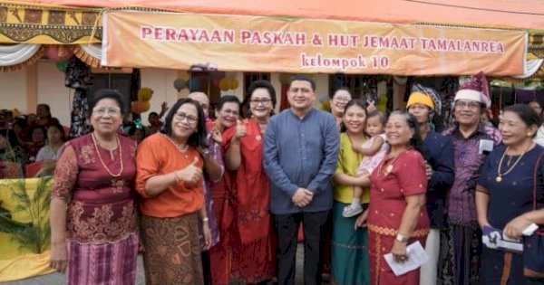 Wali Kota Munafri Hadiri Perayaan Hari Raya Paskah dan HUT XXII KPI Gereja Toraja