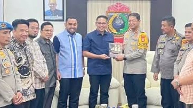 Ketua DPRD Makassar, Supratman Sambut Kunjungan Kapolrestabes Kombes Pol. Arya Perdana