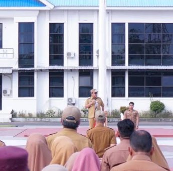 Pimpin Apel Gabungan OPD Pemkab Takalar, Bupati Daeng Manye Evaluasi Kinerja dan Kehadiran ASN