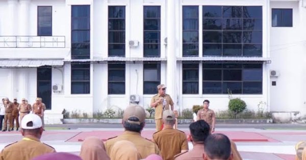Pimpin Apel Gabungan OPD Pemkab Takalar, Bupati Daeng Manye Evaluasi Kinerja dan Kehadiran ASN