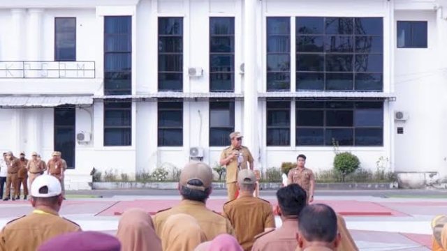 Pimpin Apel Gabungan OPD Pemkab Takalar, Bupati Daeng Manye Evaluasi Kinerja dan Kehadiran ASN