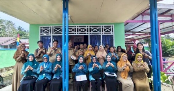 TP PKK Lutim Lakukan Pembinaan Posyandu Era Baru di Desa Teromu