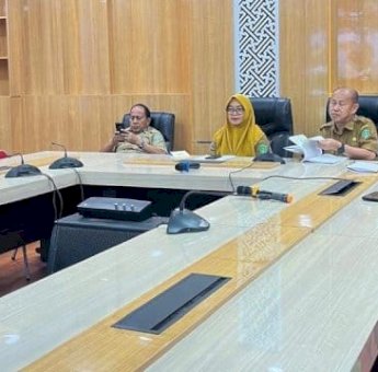 Wabup Puspawati Hadiri Rapat Virtual Penguatan Pengawasan Perizinan Daerah