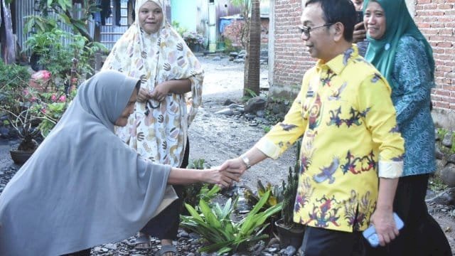 Bupati Soppeng Suwardi Haseng Kunjungi Lokasi Persiapan Program Bedah Rumah Layak Huni.