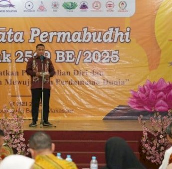 Makna Trisuci Waisak, Pemprov Sulsel Ajak Wujudkan Toleransi dan Persatuan